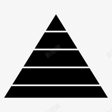 阶梯红地毯金字塔数据金字塔图图标图标