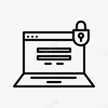 登录帐户锁密码图标图标
