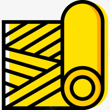 车轮图标织物缝纫4黄色图标图标