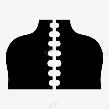 脊椎背部脊椎按摩师图标图标