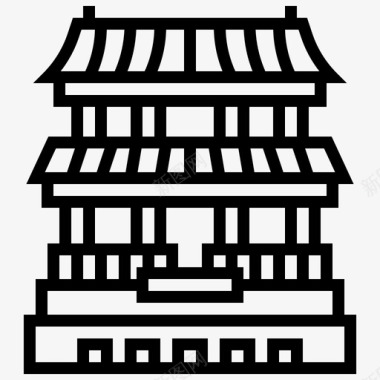 符号禁止建筑中国图标图标