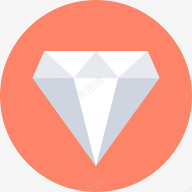 钻石购物9圆形图标图标