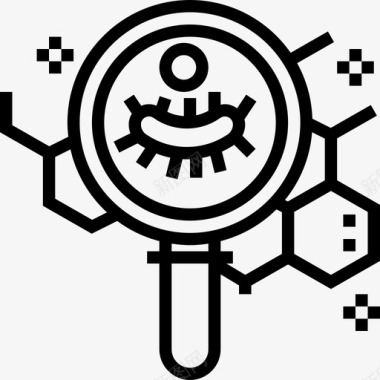 毕业教育图标生物学教育25线性图标图标