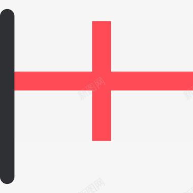 英格兰国际国旗5桅杆图标图标