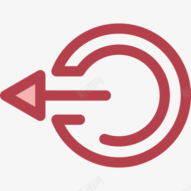注销网络按钮3红色图标图标