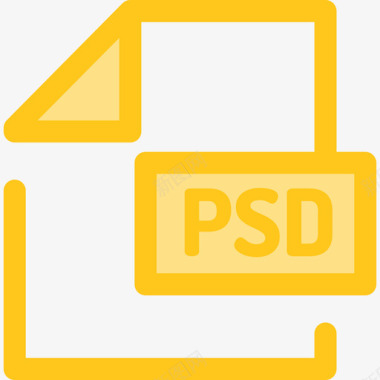 Psd文件和文件夹11黄色图标图标