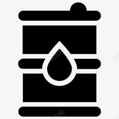 油桶原油燃料桶图标图标
