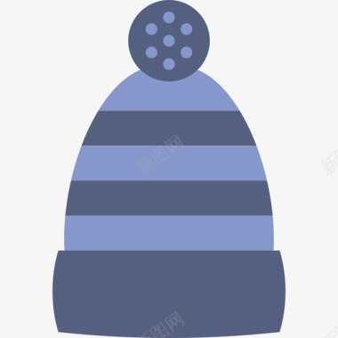冬季帽男式配件扁平图标图标