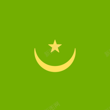 广场毛里塔尼亚国际旗帜4广场图标图标