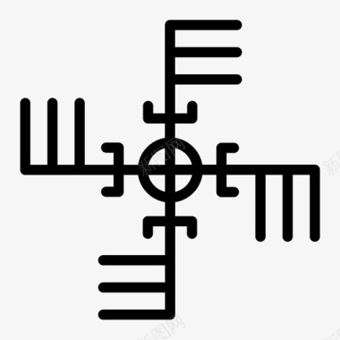 民族十字架装饰图标图标