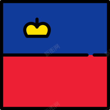列支敦士登国旗收藏3广场图标图标