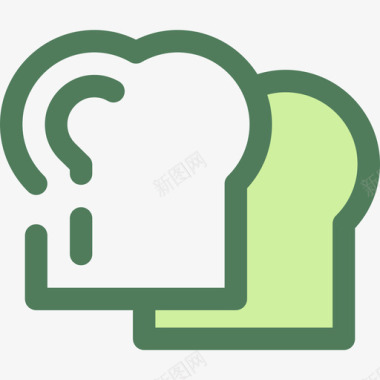 食品和餐厅面包食品和餐厅5维德图标图标