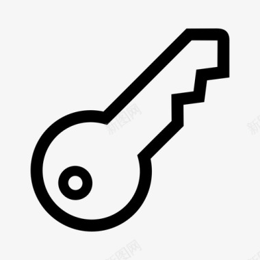 线性图标删除权限图标