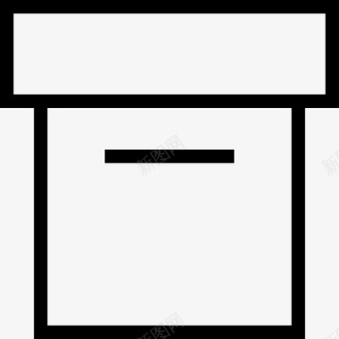盒子iosul5线性图标图标