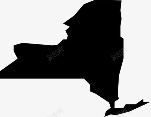 纽约美国城市图标图标