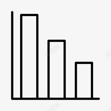 柱状柱状图业务图表图标图标