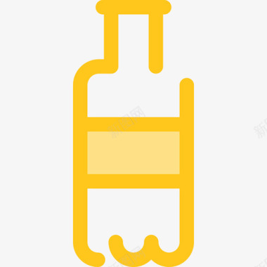 水食物和餐厅7黄色图标图标