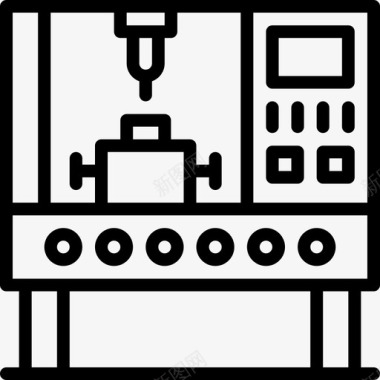 工业机器人工业机器人工业6线性图标图标