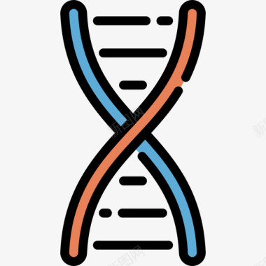 科学Dna科学14线性颜色图标图标