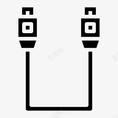 电缆电子技术图标图标