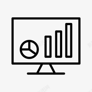 led的路灯棒计算机图形图标图标