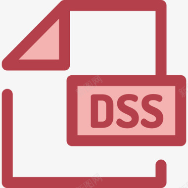 红色旅行车Dss文件和文件夹10红色图标图标