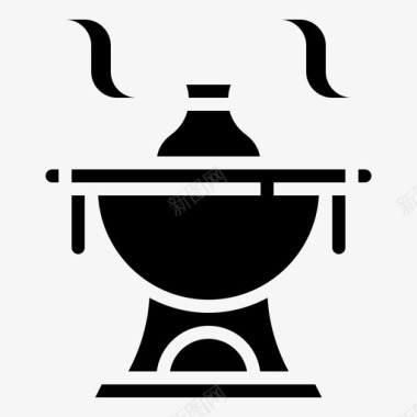火锅食物海鲜图标图标