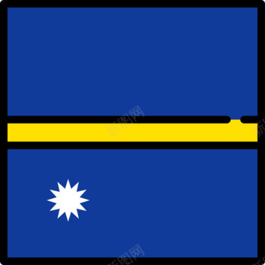 广场层瑙鲁国旗收藏3广场图标图标