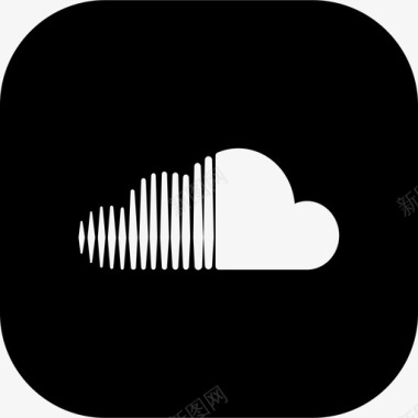 稳定Soundcloud社交媒体9稳定图标图标