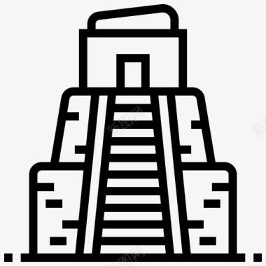 墨西哥地标coba建筑建筑地标图标图标