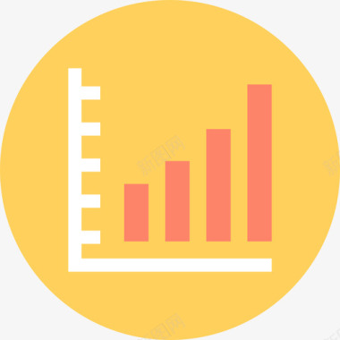 占比分析条形图报告和分析循环图标图标