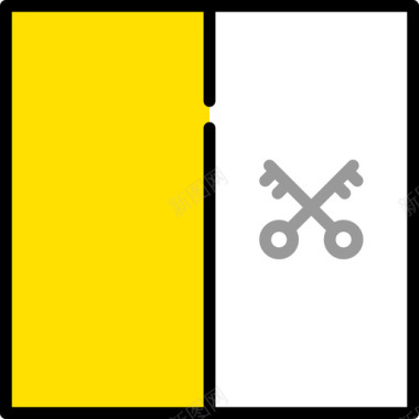 梵蒂冈城旗帜收藏3广场图标图标