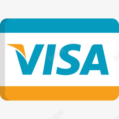 信用卡宣传册Visa信用卡2持卡图标图标
