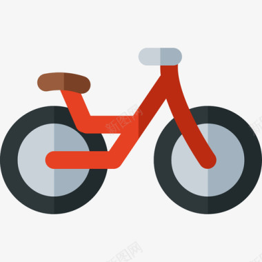 自行车自行车运输12扁平图标图标
