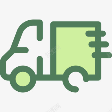 电子商务卡车电子商务8维德图标图标