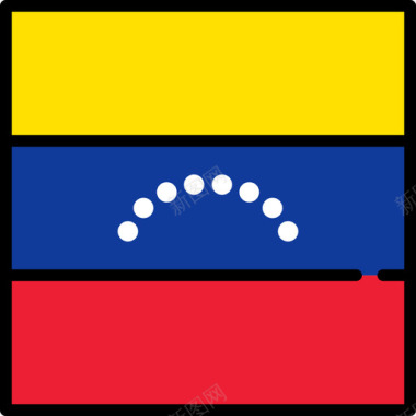 下雪图标委内瑞拉国旗收藏3广场图标图标