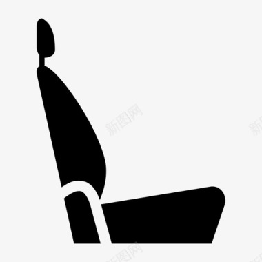 座椅汽车皮革图标图标