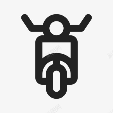 摩托车自行车轻便摩托车图标图标