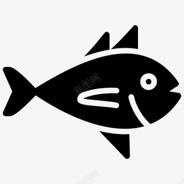鱼水产养殖水族馆图标图标