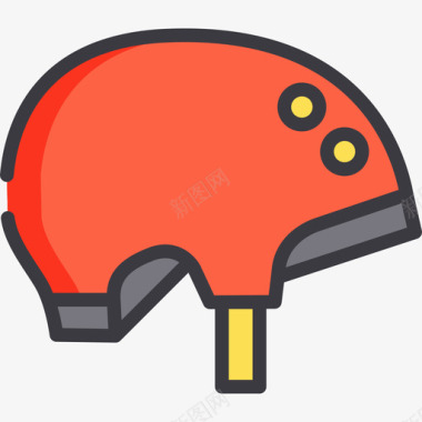 头盔头盔运动9线颜色图标图标