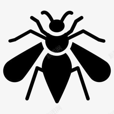 黄蜂蜜蜂飞虫图标图标