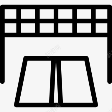 运动标识完成运动12直线图标图标