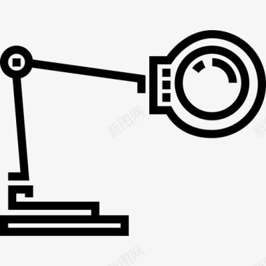 透明背景字体5灯工艺5线性图标图标