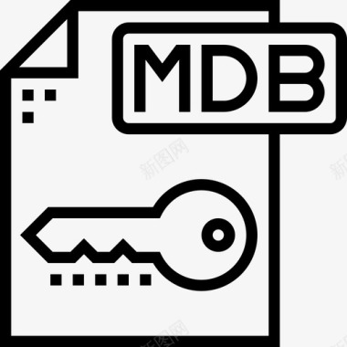 3dm文件Mdb文件类型3线性图标图标