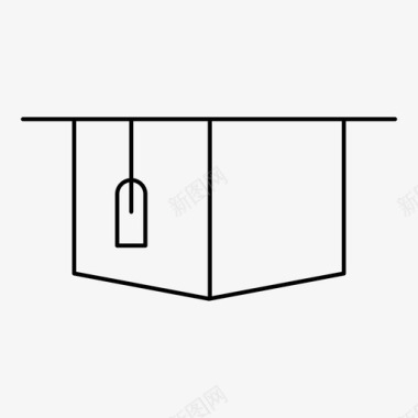 毕业设计展板毕业帽学历帽子图标图标
