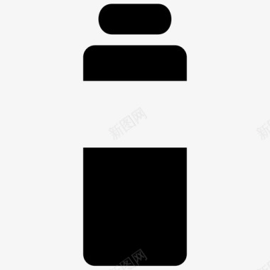瓶装水饮料新鲜的图标图标