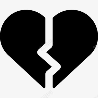 破碎的心爱情和浪漫5充实图标图标