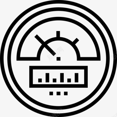 速度表速度表生产率5线性图标图标