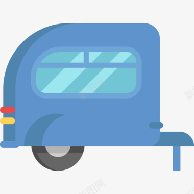 大篷车在森林里3平的图标图标