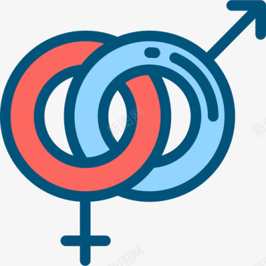 性别形状4线条颜色图标图标